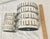 Late 20th Century Late 20th Century Y2k Glamour to Your Tabletop With This Striking Pair of Party Lite "Enchanted Linear" Candle Holders For Sale - Image 5 of 16