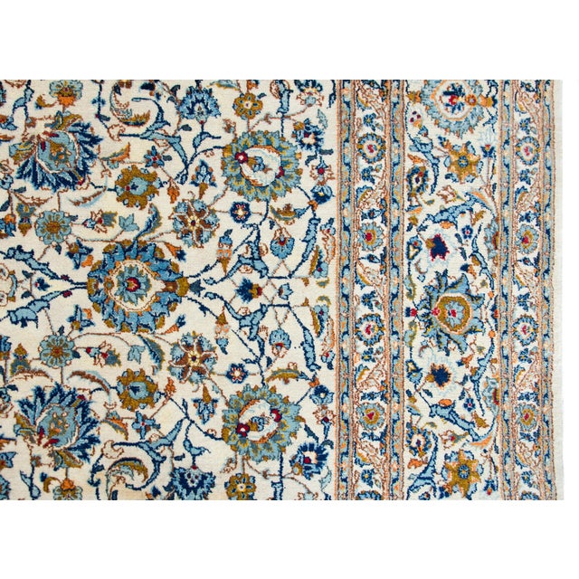 Vintage Persian Kashan Rug For Sale - Image 9 of 14
