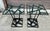 Vintage Brutalist Style Hand Wrought Iron Outdoor Glass Top Tables ~ Pair For Sale - Image 10 of 12