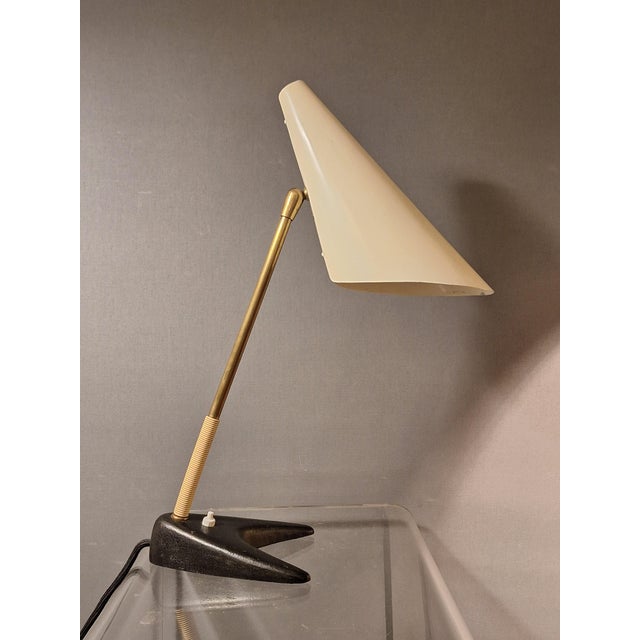 J.T. Kalmar Mid-Century Modern Table Lamp from J. T. Kalmar, Austria, 1950s For Sale - Image 4 of 10