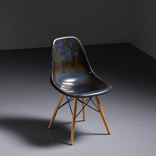 Black Eames Chair in Resin, 2000 For Sale - Image 16 of 16