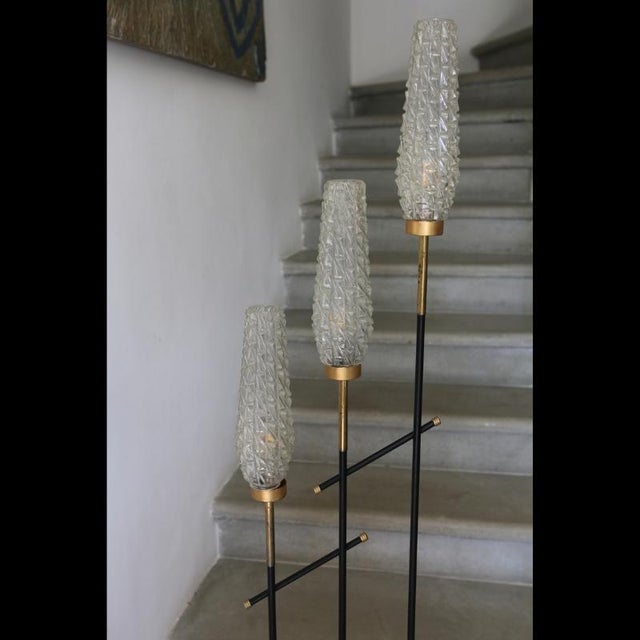 Mid-Century Modern Vintage French Floor Lamp from Arlus, 1950s For Sale - Image 3 of 9