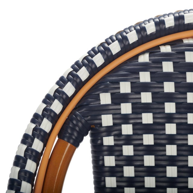 California Bar Stool - Navy/White For Sale In Philadelphia - Image 6 of 11