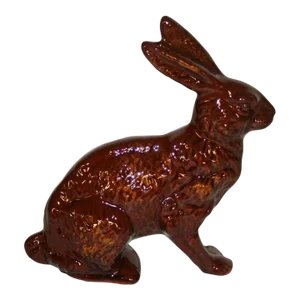 1988 Redware Upright Bunny by Ned Foltz