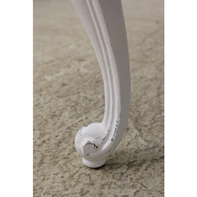 Textile Stunning Pair Decorator Upholstered Modern French Armchairs For Sale - Image 7 of 13