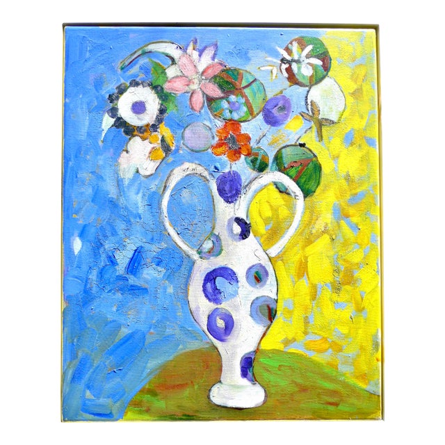 Spring Oil Painting on Canvas For Sale