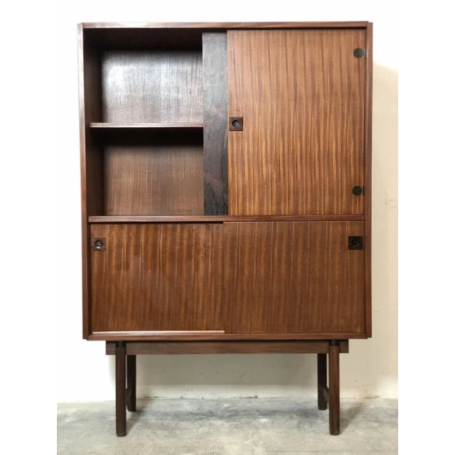 Mid-Century Modern High Sideboard Cabinet from Barovero, Italy, 1960s For Sale - Image 3 of 11