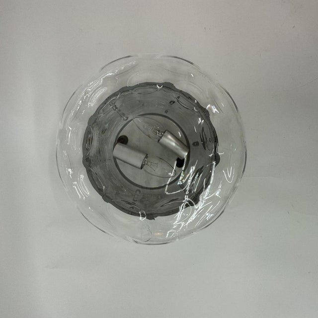 Mid-Century Glass Ceiling / Wall Lamp, 1970s For Sale - Image 11 of 14