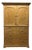 19th Century English Pine Linen Press For Sale