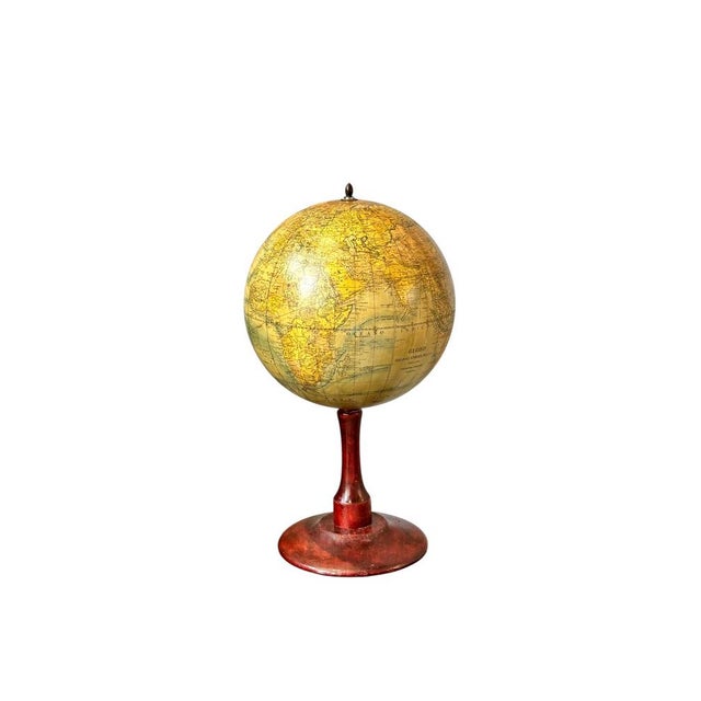Vintage Globe in Wood, 1940 For Sale - Image 6 of 6