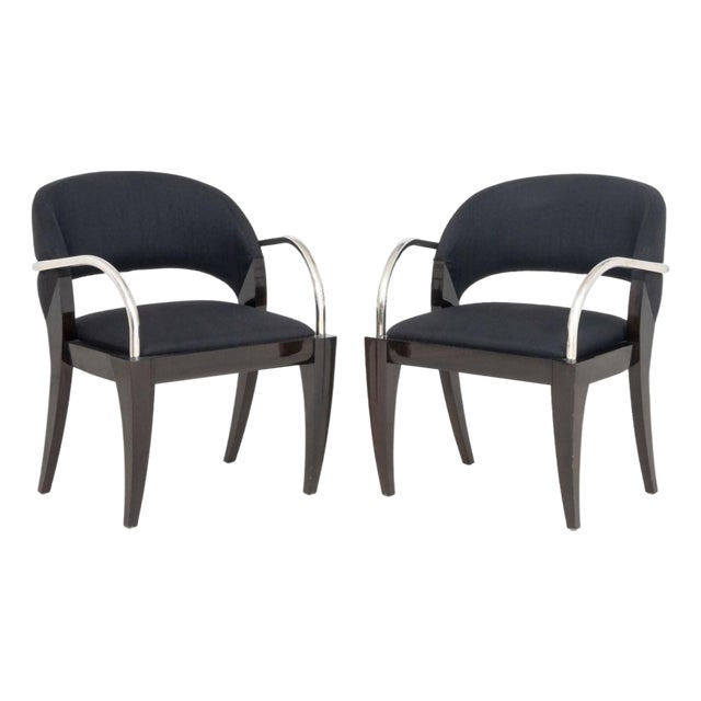 Mitchell Pickard X Brueton Willow Armchairs, Pair For Sale