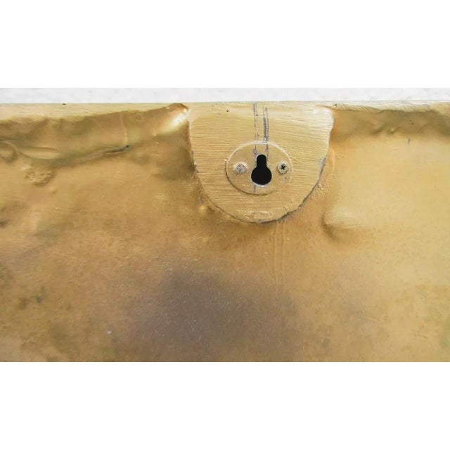 1990s Louis XVI Style Rose Basket Floral Raised Wall Plaque With Foliate Tendrils For Sale - Image 11 of 11