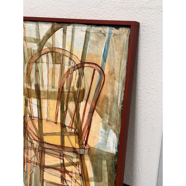 Design Plus Gallery presents a framed original artwork titled “Chair” by Robert McClay (1932–2019). This expressive...
