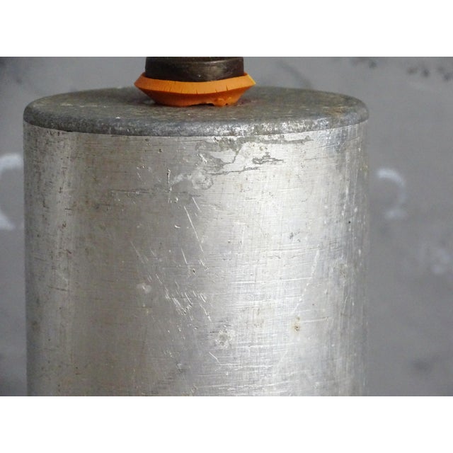 Silver 30s French Metal Hot Water Bottle, Bed Warmer, Thermos For Sale - Image 8 of 10