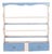 White and Sky-Blue Painted Portuguese Plate Rack, 1950 For Sale - Image 9 of 9