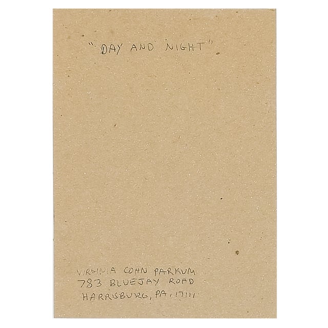 Silver Day and Night - Virginia Cohn Parkum, C. 1989 For Sale - Image 8 of 8