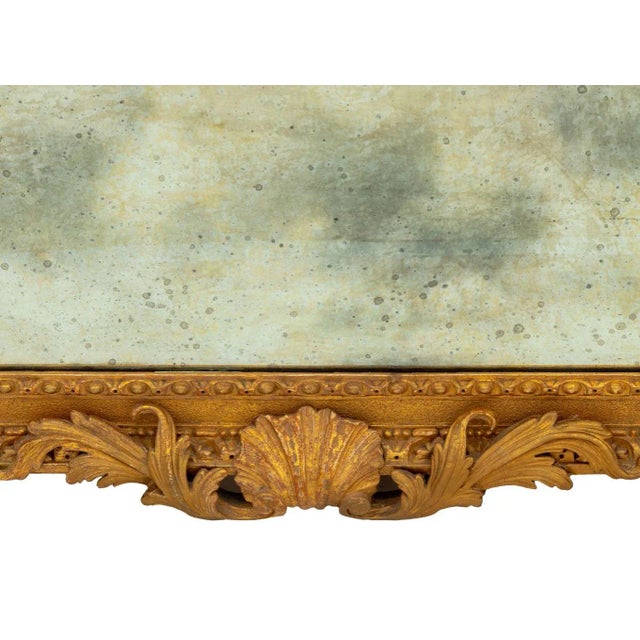 18th Century George II Giltwood Pier Mirrors- a Pair For Sale - Image 5 of 6
