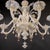 Glass Large 8-Arm Ca’ Rezzonico Style Gold-Infused Opaline Murano Chandelier in the Manner of Giuseppe Briati For Sale - Image 7 of 18