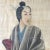 Early 20th Century Japanese Portraits Painted On Silk, Set of 2 For Sale - Image 3 of 6