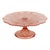 Art Deco Pink Rosaline Glass Cake Plate, 1930s For Sale - Image 12 of 14