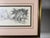Light Pink 1960s Pair of Ferdinand R. Petrie Signed Harbor Pencil Drawings, Framed For Sale - Image 8 of 10