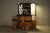 1970s Italian Burl Wood Cocktail Bar with Illuminated Back and Stools, 1970s, Set of 3 For Sale - Image 5 of 18