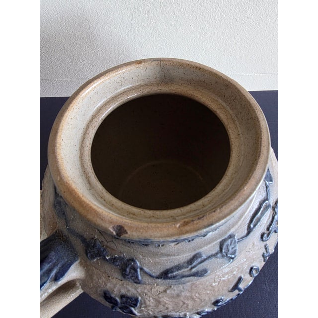 Late 19th Century Stoneware Boston Baked Beans Pot For Sale - Image 5 of 11