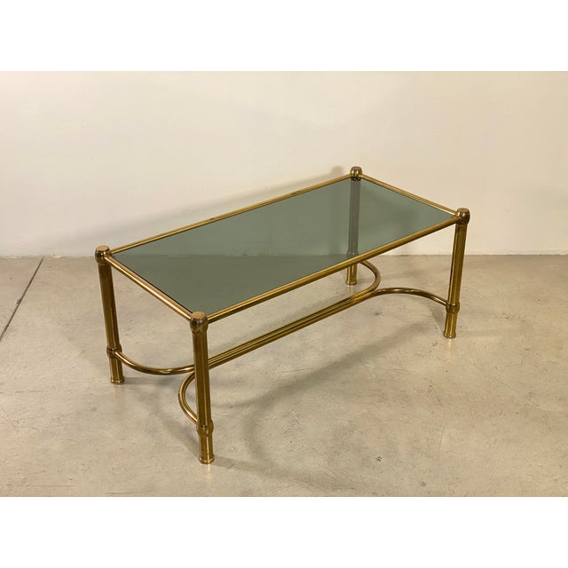 Brass Coffee Table, 1960s For Sale - Image 6 of 12