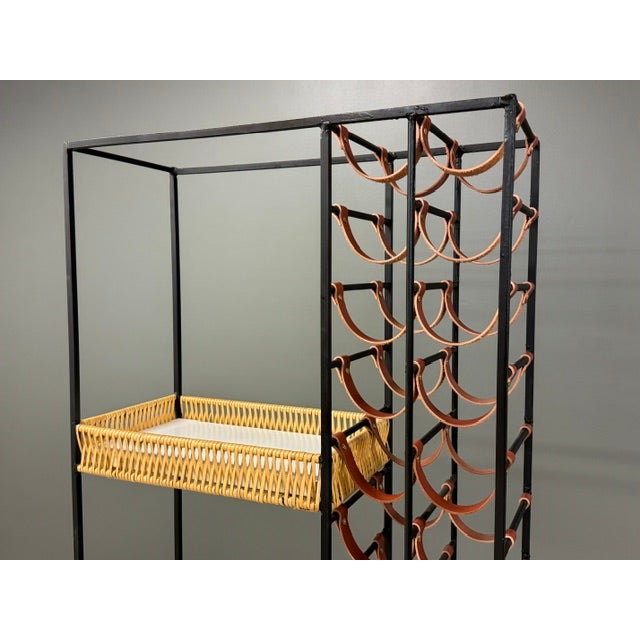 Wood 1960s Arthur Umanoff 40 Bottle Wine Rack For Sale - Image 7 of 10