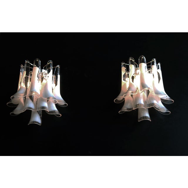 Italian Murano Sconces, 1990s, Set of 2 For Sale - Image 13 of 18