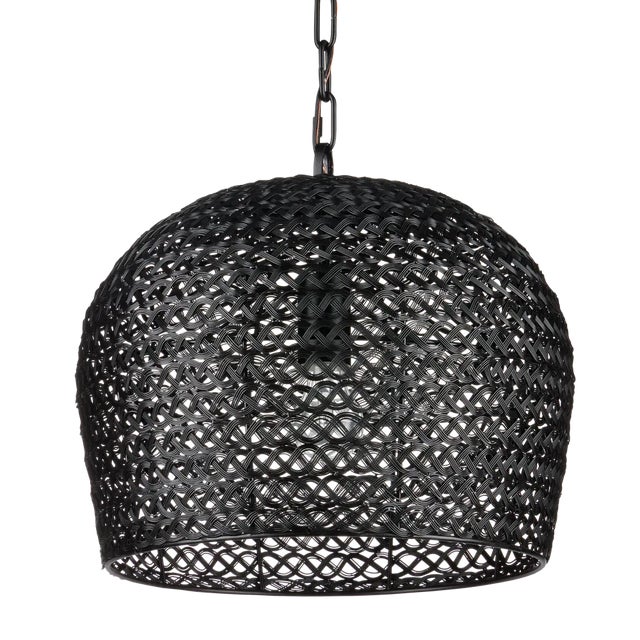 Currey & Company Currey & Company Piero Black Small Pendant For Sale - Image 4 of 8