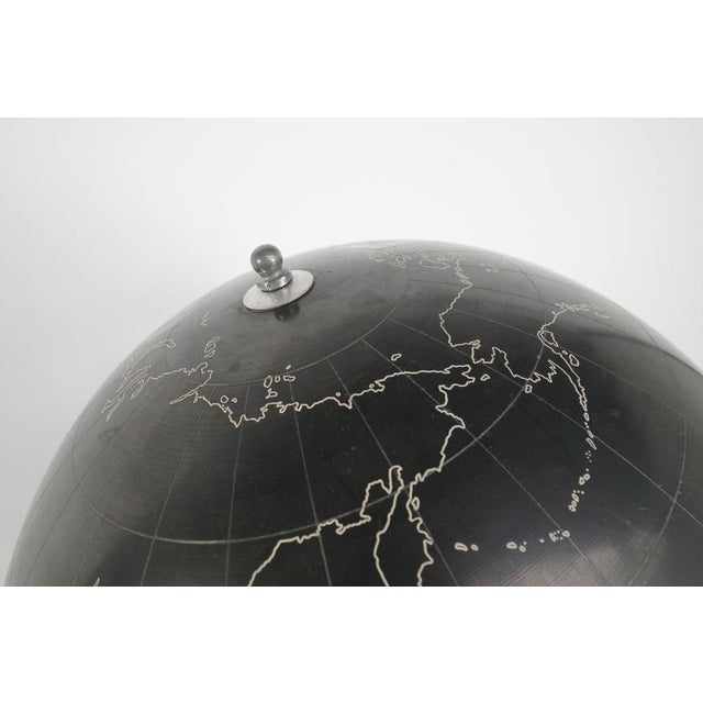 Modern Slate Surface Globe by George Philip and Son for Philips For Sale - Image 3 of 8