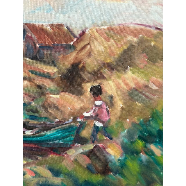 Nils Sewerin, Picnic, 1960s, Oil on Canvas, Framed For Sale - Image 9 of 18