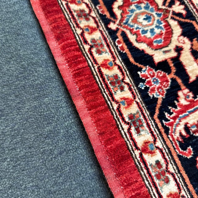 6ft 1in X 9ft Handmade Baktiari Wool Area Rug For Sale - Image 12 of 12