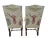 French Set of 2 Louis XIV Style Armchairs, 20th Century Upholstered Monkey Chairs Palm Beach Jungle Style With Asian Flair For Sale - Image 3 of 12