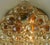 Gold Large Mid-Century Modern Bubble Amber Glass Ceiling Light, 1960s For Sale - Image 8 of 15