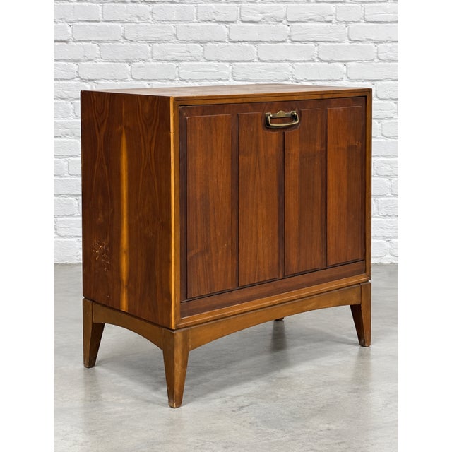 Lane Furniture Mid Century Modern Record Storage Cabinet by Lane Furniture, C. 1960’s For Sale - Image 4 of 14