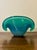 Italian Vintage Rare Italian Murano 1970s Shell Clam Bowl Aqua Blue Opal For Sale - Image 3 of 9
