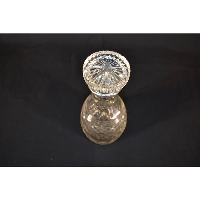 English English Cut Glass Decanter, Circa 1930's For Sale - Image 3 of 7