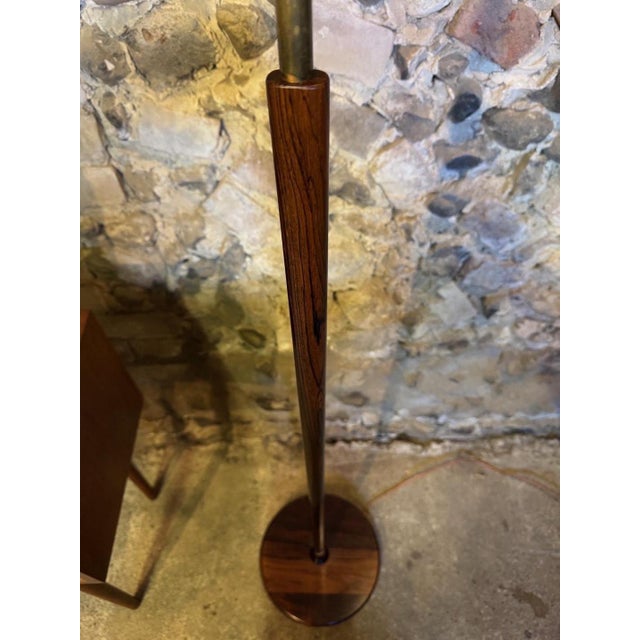 Stunning mid-century Scandinavian floor lamp. This is an incredibly rare item to find in both Scandinavia and the UK. The...