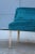 Italian Green Velvet Piccolo Sofa, 1950s For Sale - Image 9 of 12