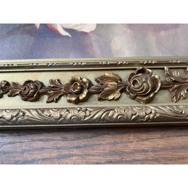 Art Deco Vintage Framed “Magnolias” Lithograph by Frans Oerder — Morris & Bendien Ny Floral Still Life Reproduction For Sale - Image 3 of 9