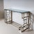 Late-20th Century Hollywood Regency Style Metal and Glass Consoles For Sale - Image 4 of 10