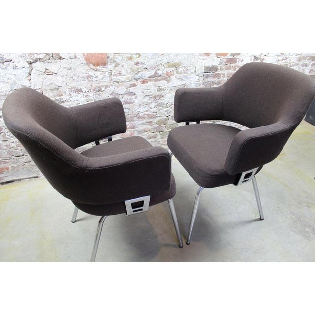 Chairs in the style of Eero Saarinen, Set of 2 For Sale - Image 9 of 14