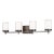 The Zire four light vanity fixture in brushed oil rubbed bronze provides abundant light for your bath vanity, while adding...
