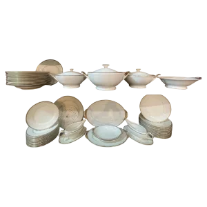 Art Deco Dinner Service by Sorau Carstens, 1920