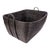 Artifacts Saboga Home Everything Basket with Hoop Handles in Black, Small For Sale