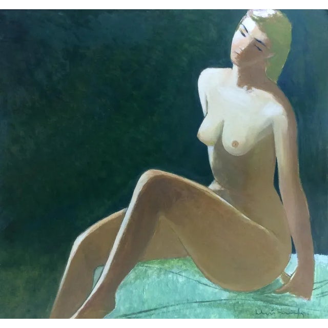 Laimdots Murnieks, Blonde, 1996, Oil on Cardboard For Sale - Image 7 of 7