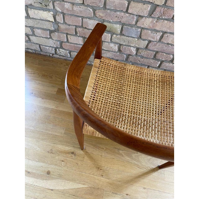 Brown Model 113 Armchair by Kolds Savvaerk for Nanna Ditzel, 1950s For Sale - Image 8 of 9