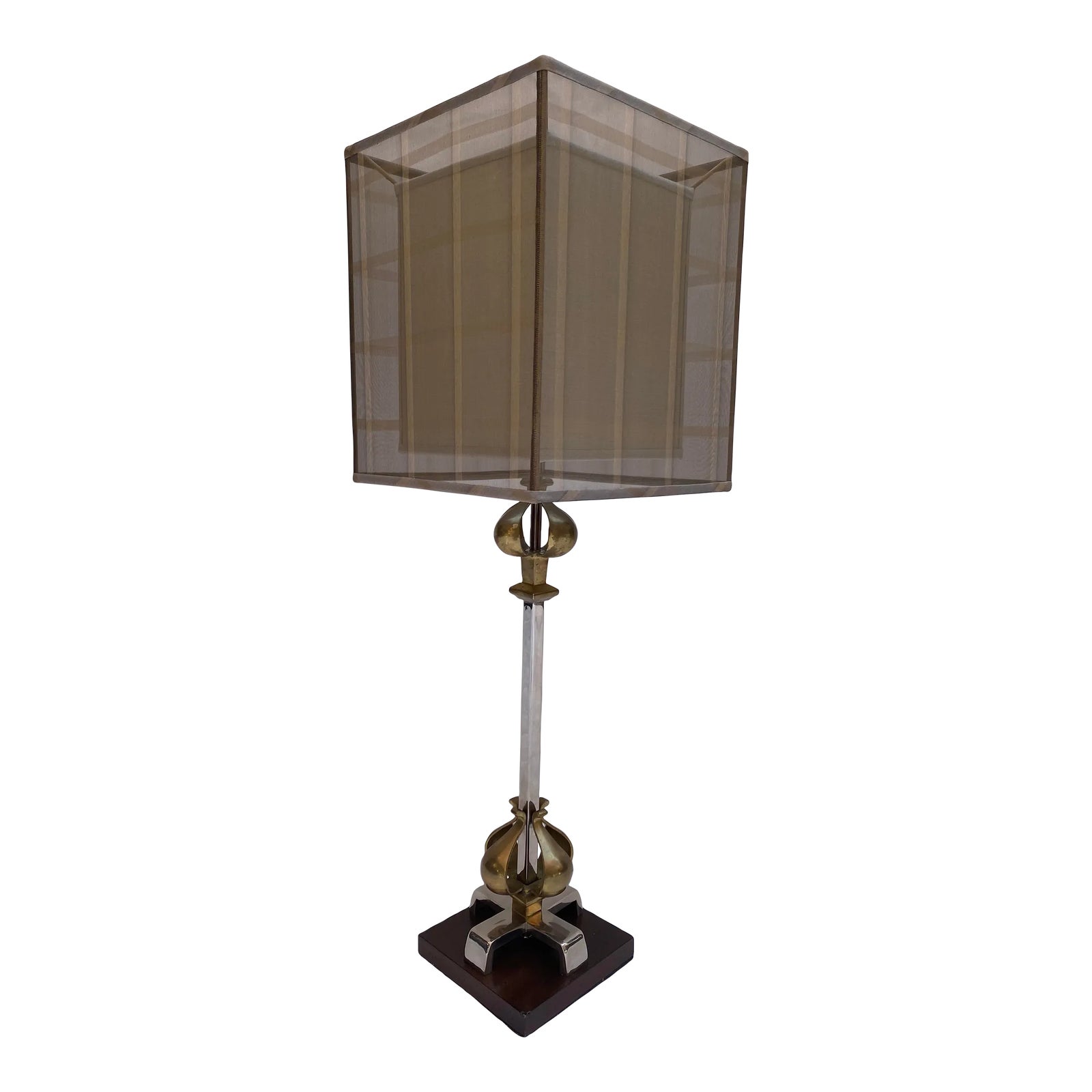 2000s John-Richard Brass Table Lamp | Chairish